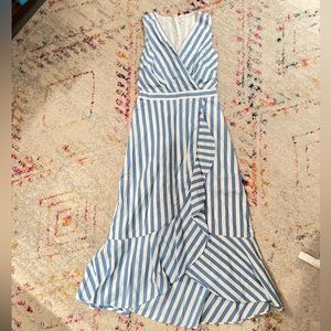 J. Crew hi-lo ruffle dress